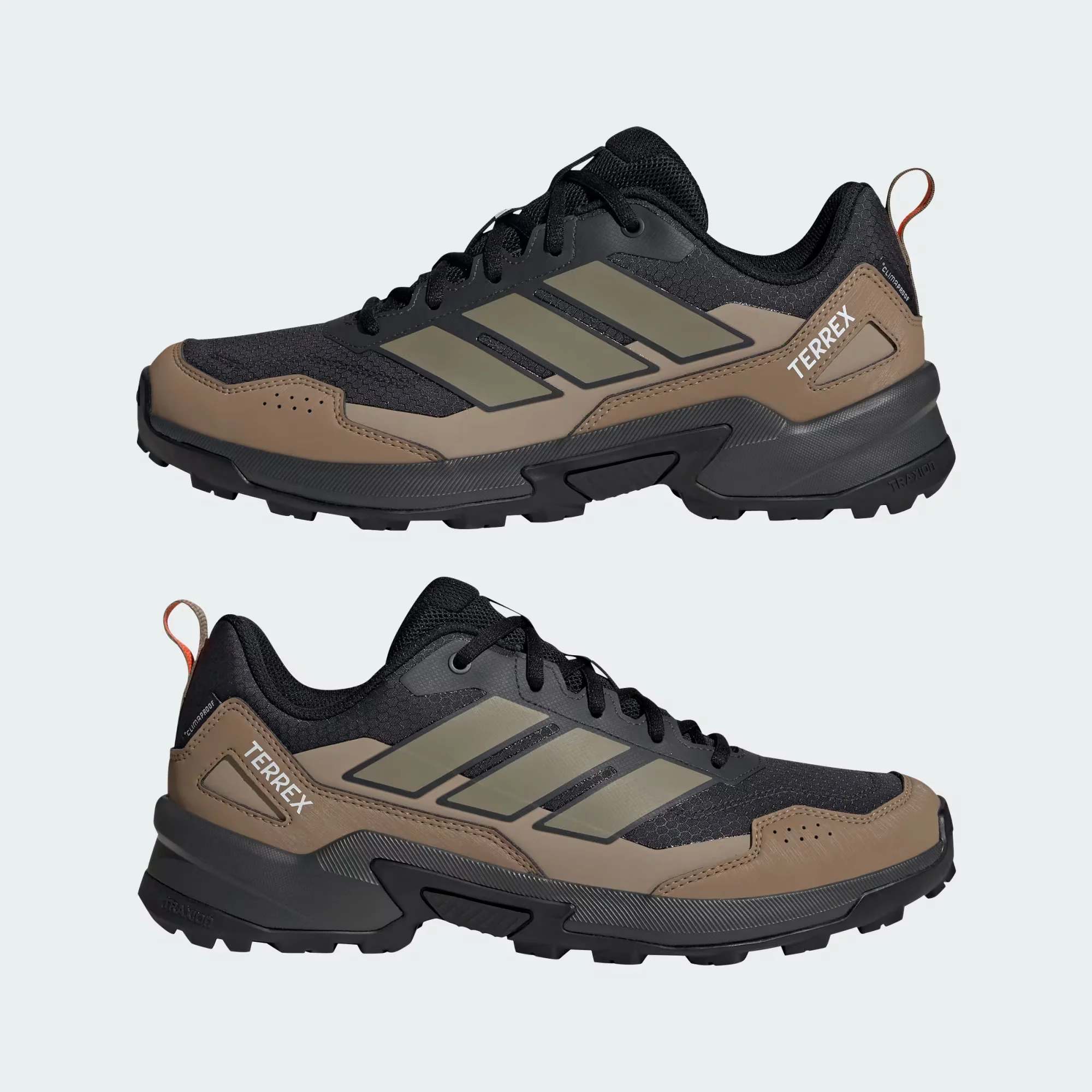 Adidas Terrex Men's Eastrail 3 Climaproof Hiking Shoes Carbon/Clay/Cardboard JR4010 - Image 4