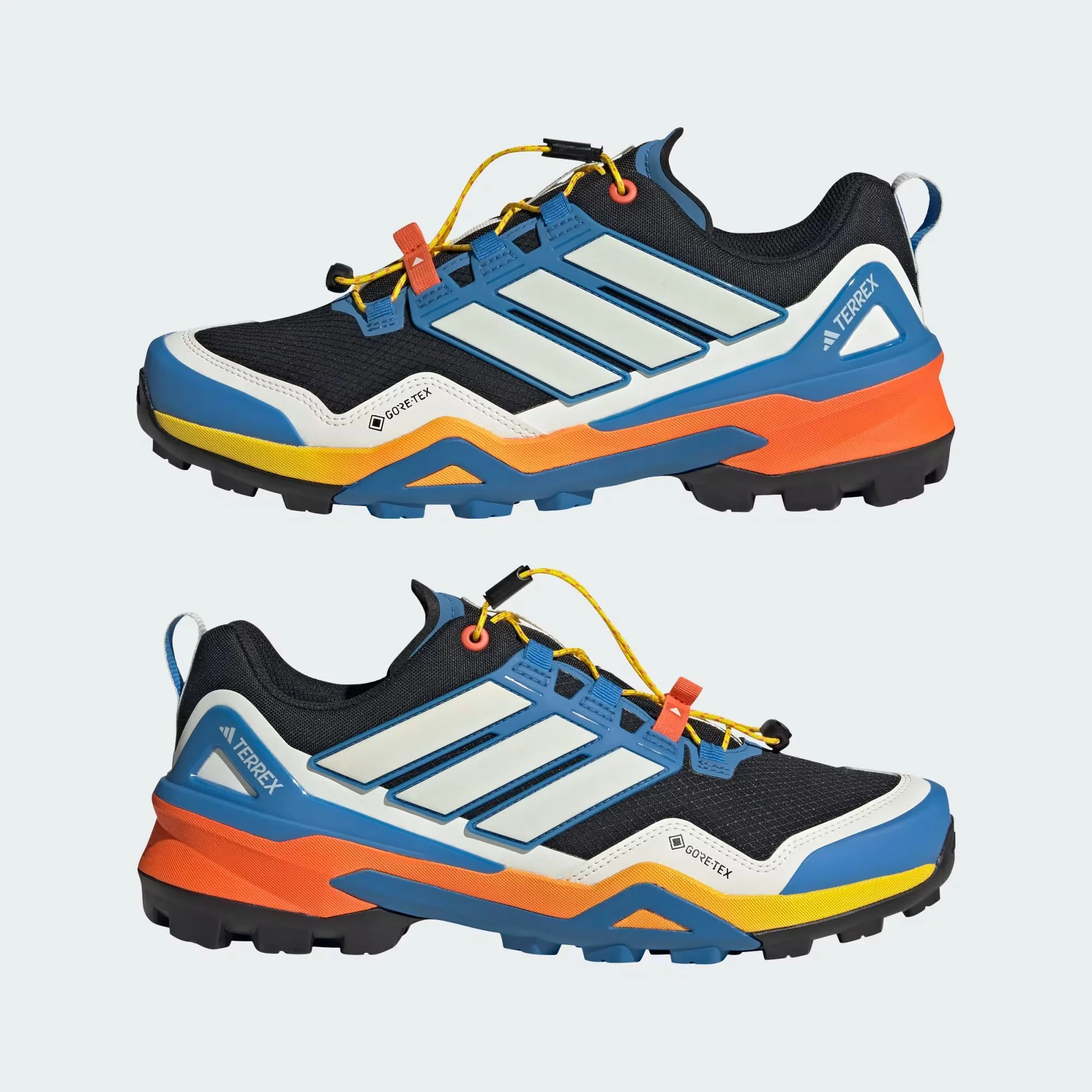 Adidas Terrex Men's Skychaser GORE-TEX Hiking Shoes Core Black/Ray Blue/Core Black JR9423 - Image 4