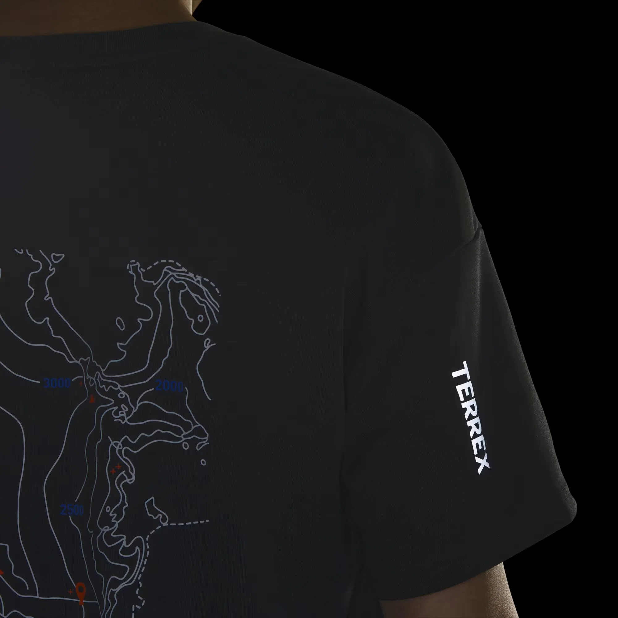 Adidas Terrex Men's Xploric Graphic T-Shirt Carbon KE3698 - Image 4