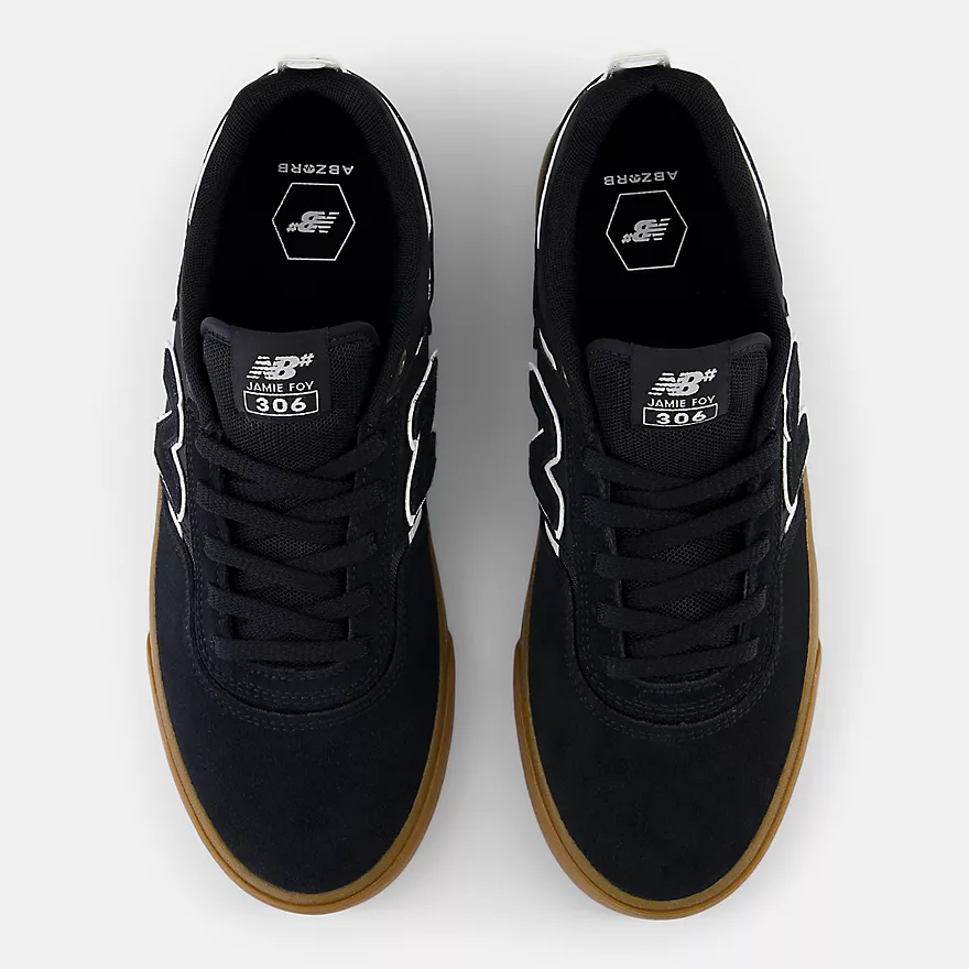 New Balance Men's Numeric Jamie Foy 306 Shoes Black/White NM306ZUC - Image 4
