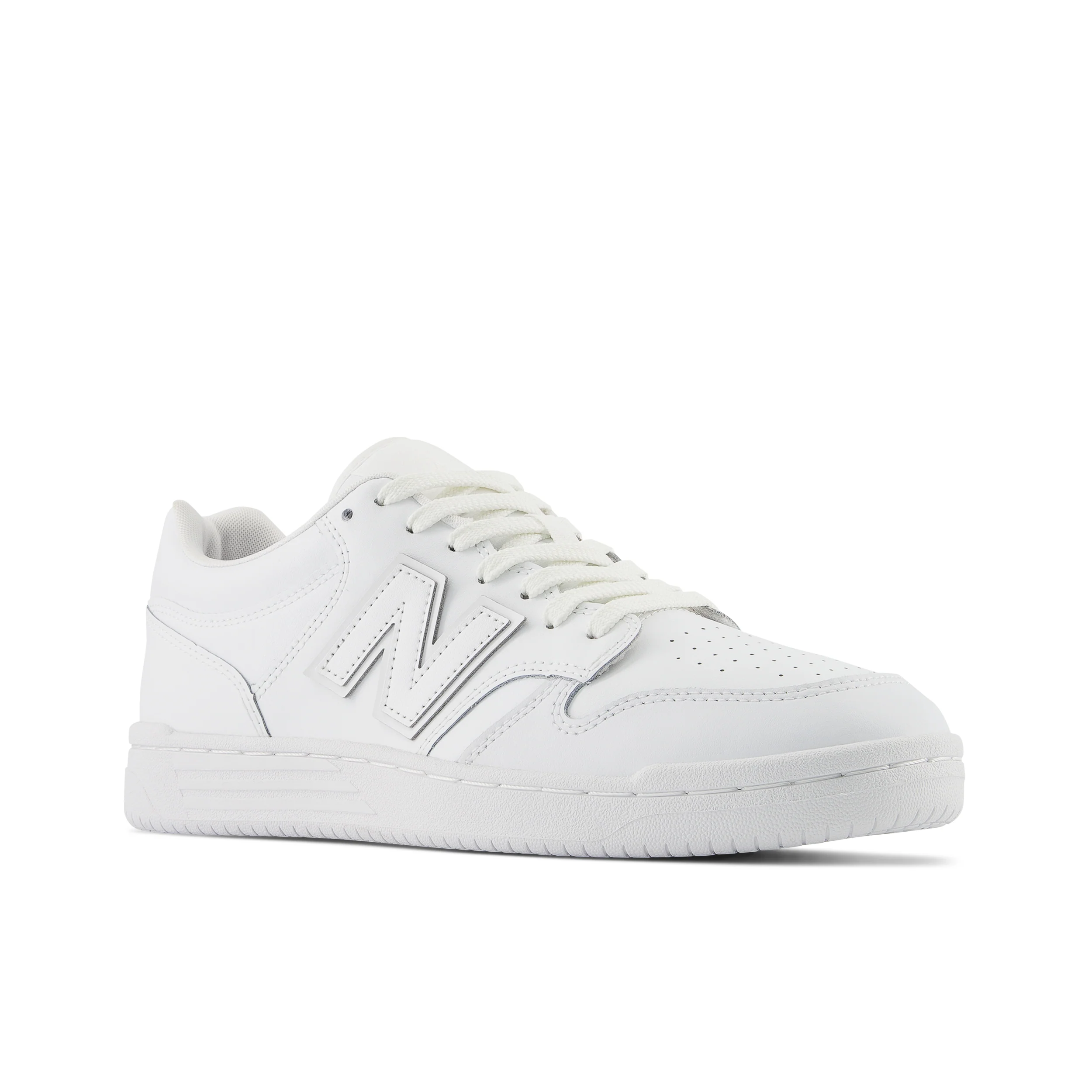 New Balance Unisex 480 Shoes White BB480L3W - Image 3