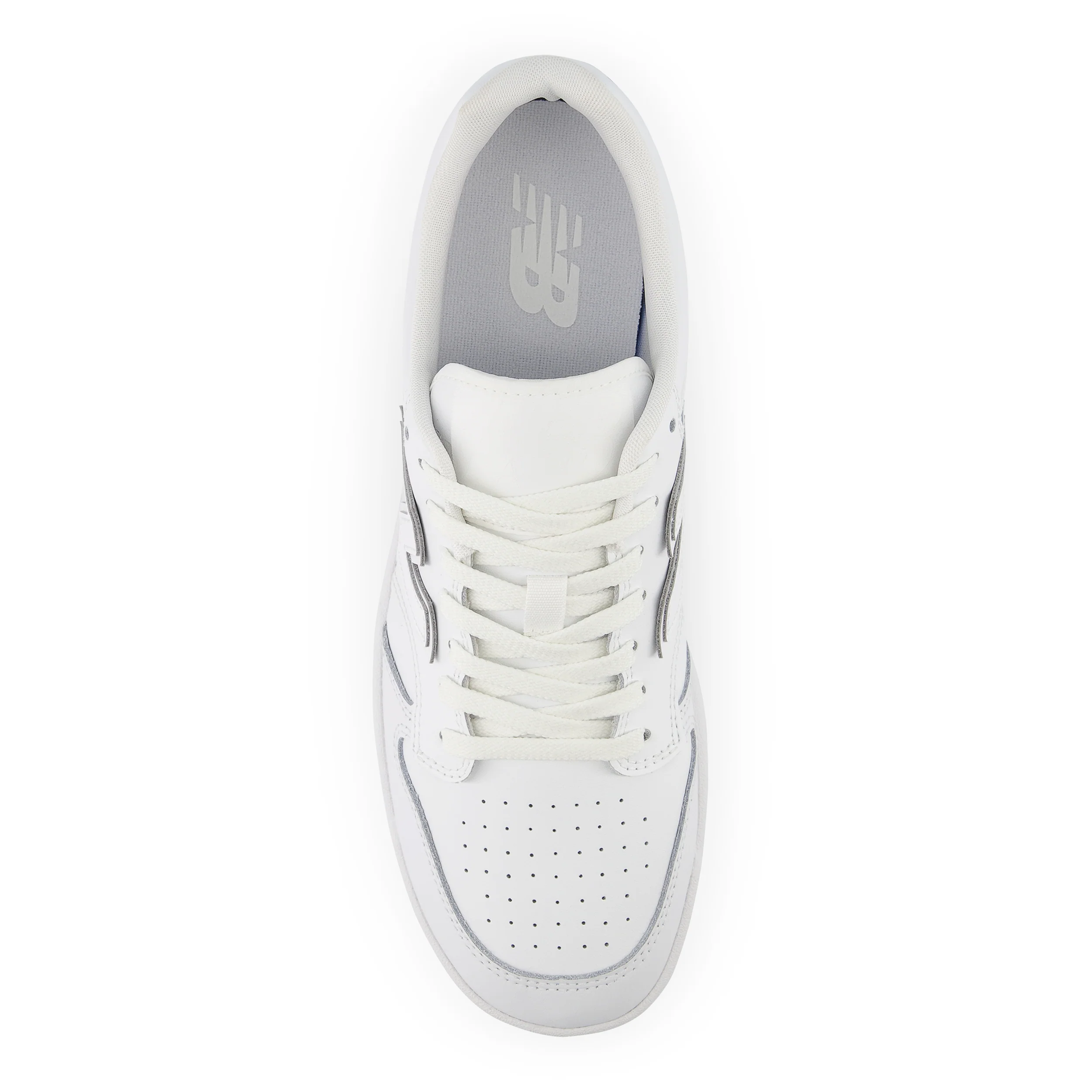New Balance Unisex 480 Shoes White BB480L3W - Image 6