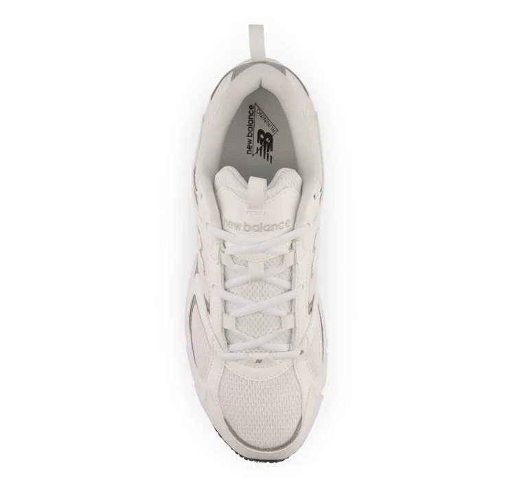 New Balance Women's 408 Shoes White/Silver ML408W - Image 3