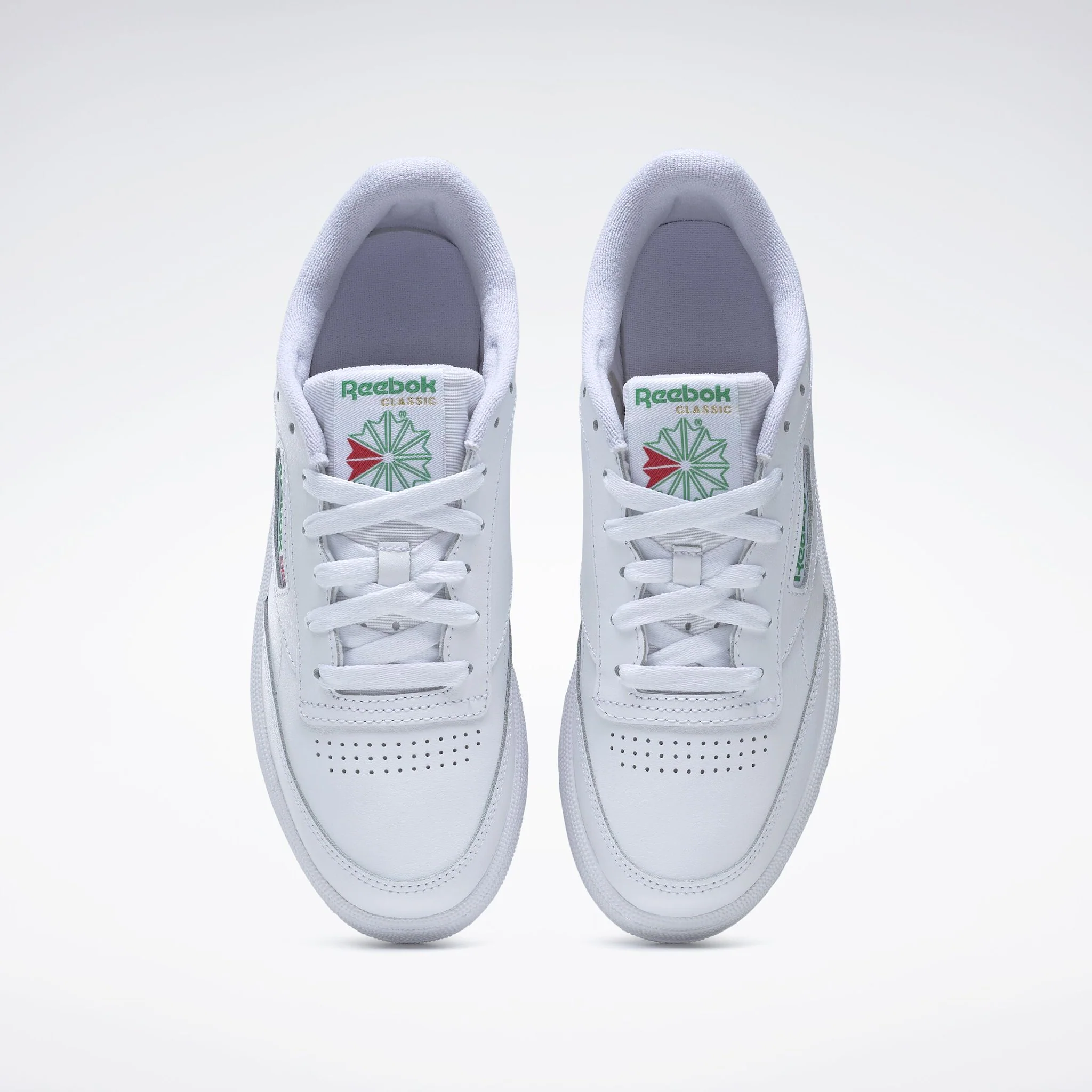 Reebok Women's Club C 85 Shoes Cloud White/Cloud White/Gold Metallic 100033933 - Image 4