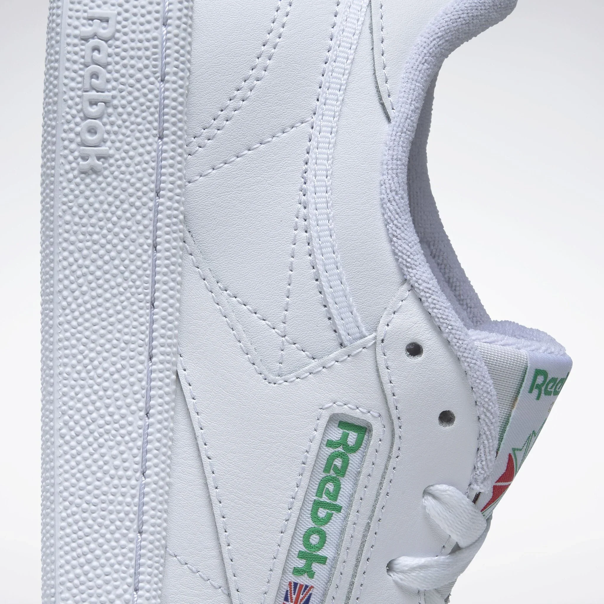 Reebok Women's Club C 85 Shoes Cloud White/Cloud White/Gold Metallic 100033933 - Image 8