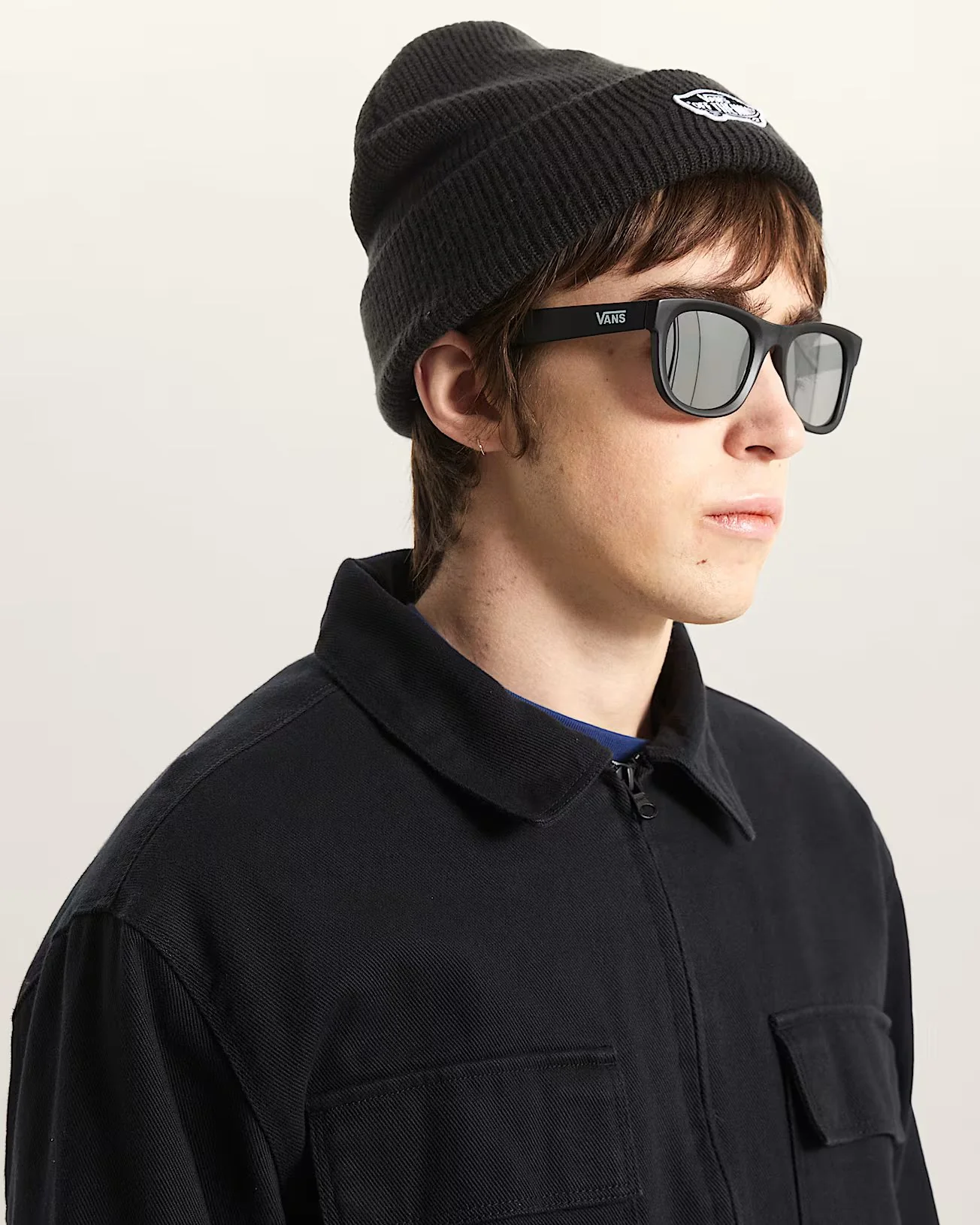 Vans Unisex Spicoli Sunglasses Matte Black/Silver VN000T0ECVQ - Image 4